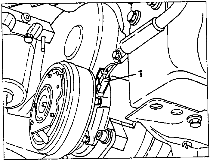 Electrical connections on the conditioner compressor