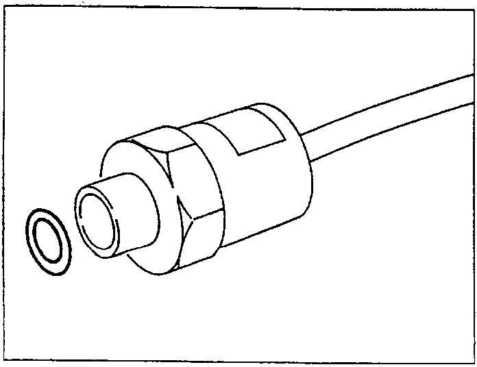 Pressure switch with its seal ring