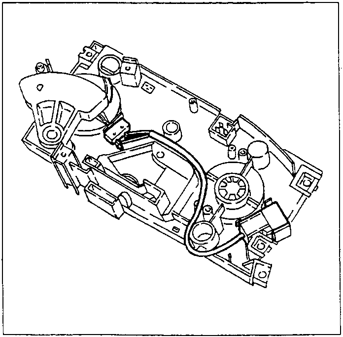 The MAX DEF function switch on the distribution knob assembly