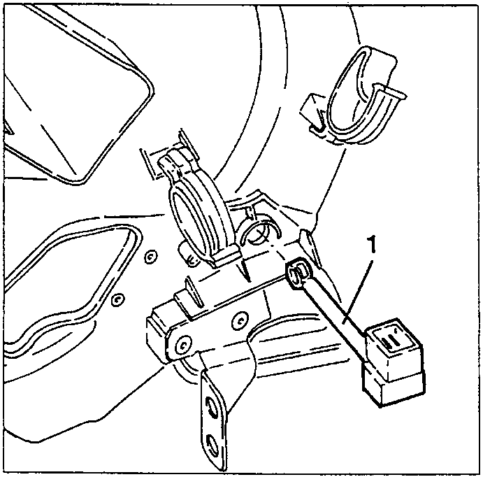 Treated air temperature sensor, item 1