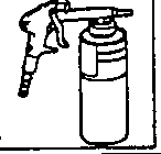underbody protection spray gun
