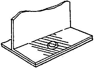 Diagram showing metal surface with corrosion inhibitor applied.