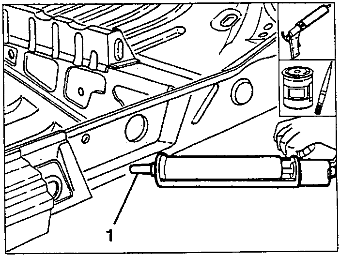 Applying electroweldable protection to the mating surfaces (1)