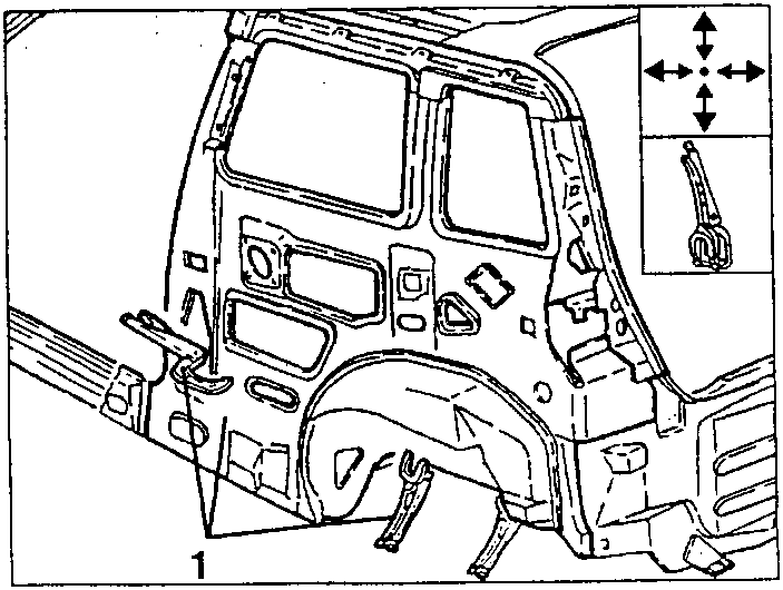 Side panel inner frame positioned and secured with clamps 1
