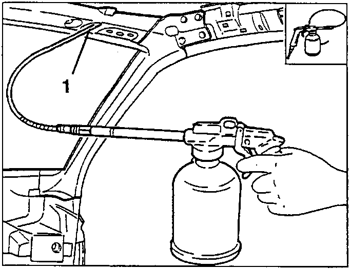 Applying corrosion inhibitor with a spray can (1)