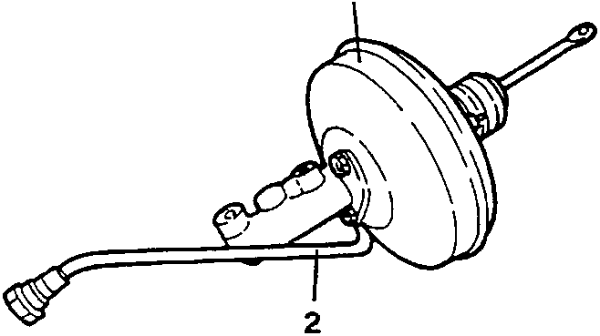 Pump-servobrake unit with vacuum takeoff pipe