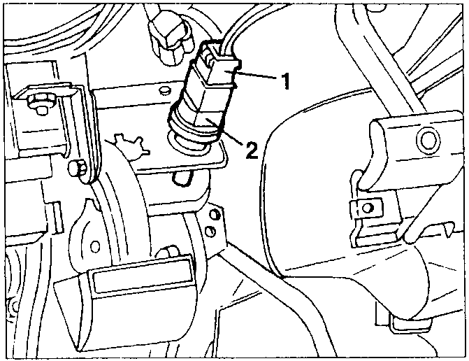 Stop lights switch with electrical connection and mounting bracket