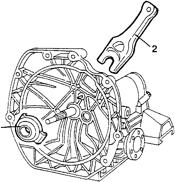 Clutch mechanism with tool inserted