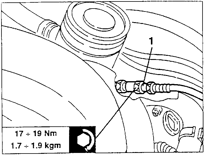 Clutch fluid reservoir connection