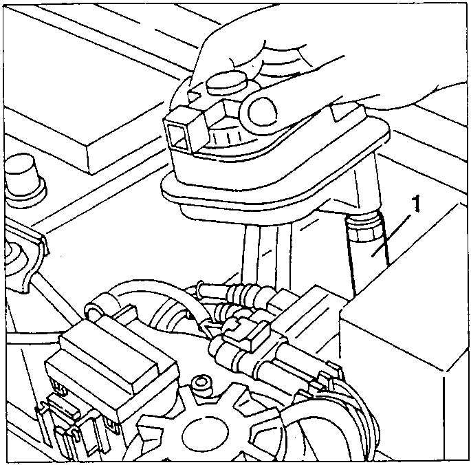 Clutch pump with power steering tank