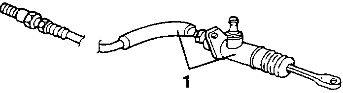 Clutch pump complete with connection pipe to the clutch cylinder