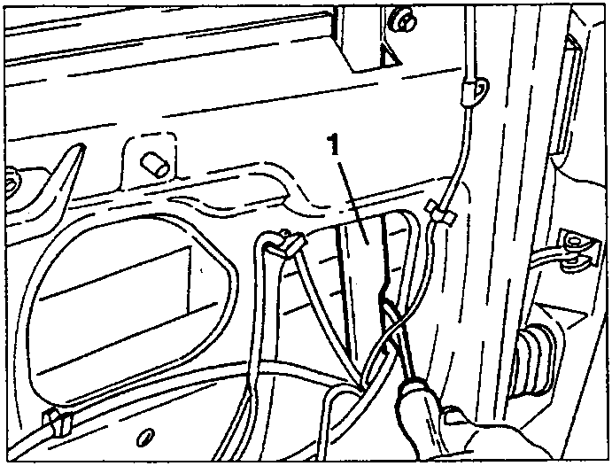 Front window guide pad with screws and gasket