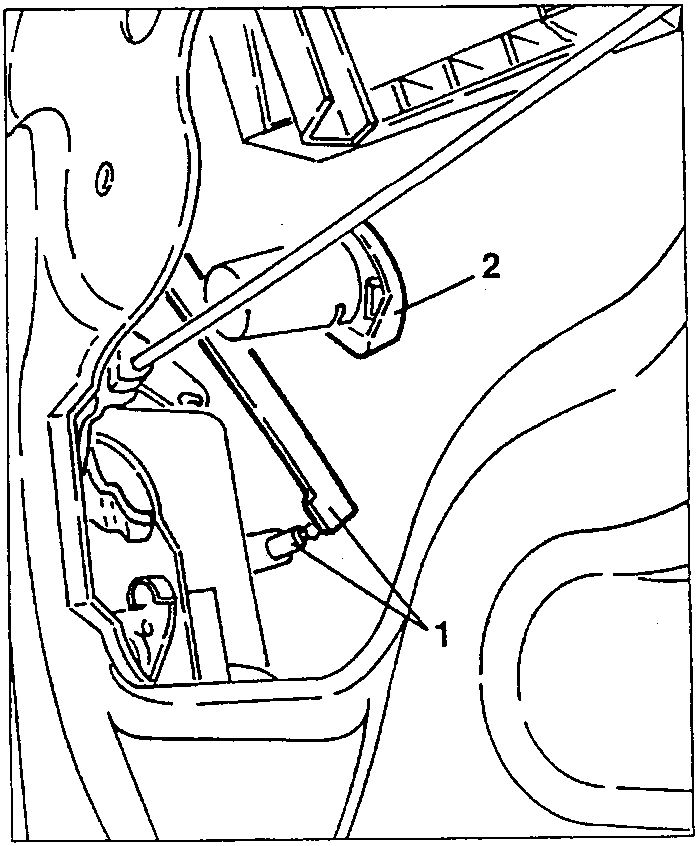 Diagram showing removal of lock unit by disconnecting tie-rod and withdrawing clip.