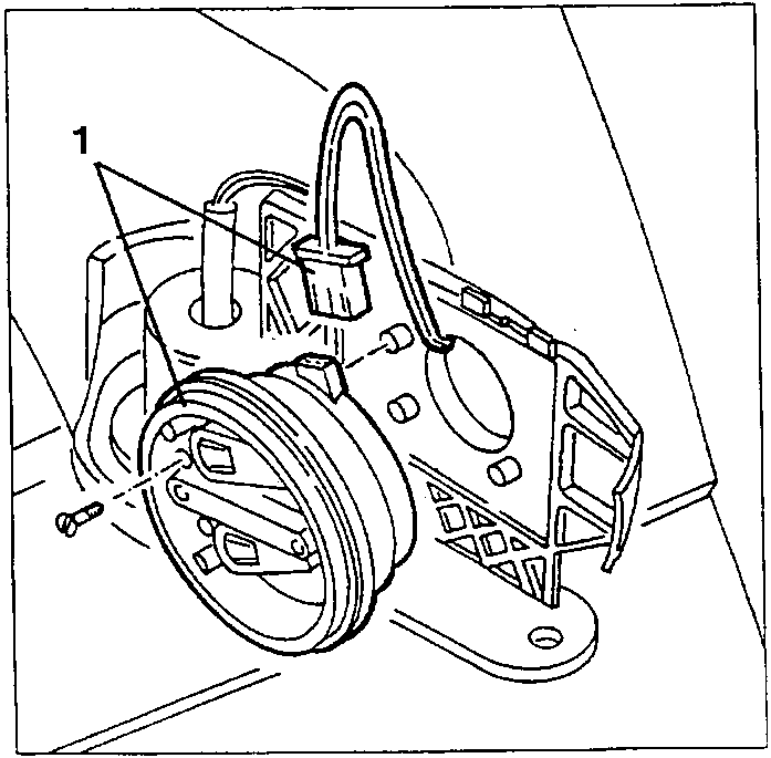 Wing mirror motor with electrical connections