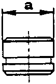 Hydraulic tappet diagram with labeled part a