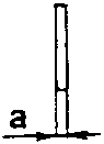 Diagram of half thrust ring with dimension 'a'