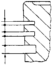 Piston ring seat heights