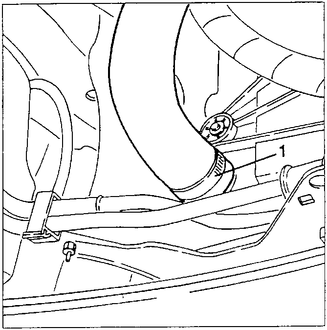 Coolant outlet sleeve disconnected from radiator