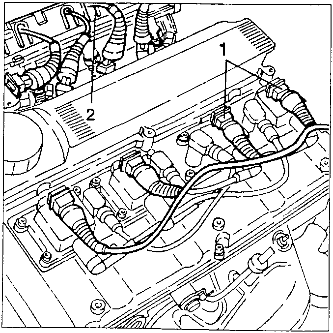 ignition coils with wiring