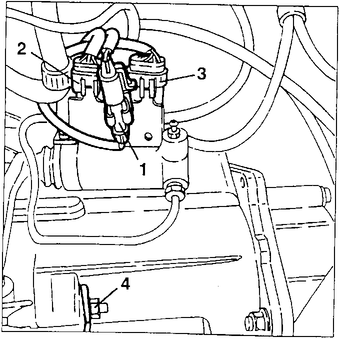 Electrical connections and earth cable disconnected