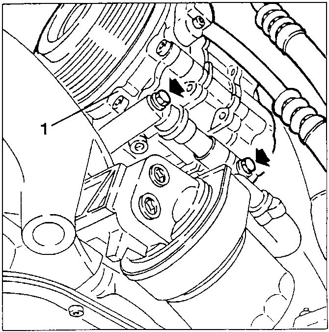 Climate control system compressor lower screws