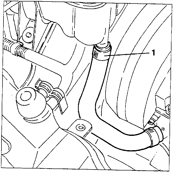 System supply pipe disconnected from header tank