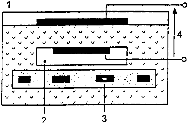 Cross-section diagram showing exhaust gas, reference air passage, heater and lambda sensor voltage output.