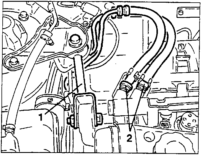 Engine stay connecting rod