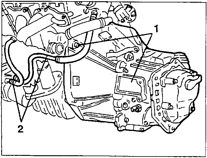 Gearbox and differential unit removal