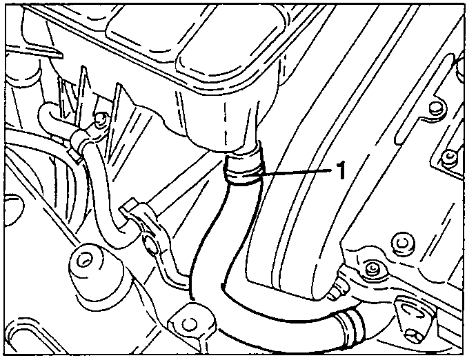 Earth cable and injector electrical connections being disconnected.