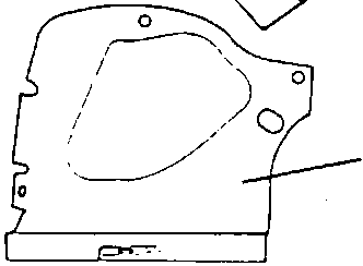 Right wheel house guard