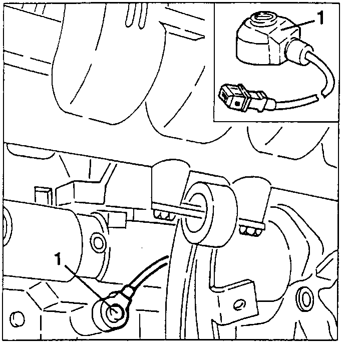 Pinging sensor 1 and its fastening screw