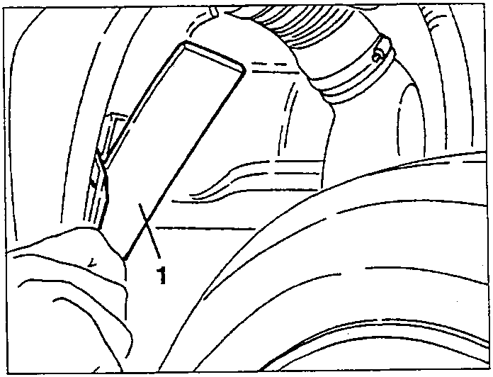Wheel housing being pulled from bumper