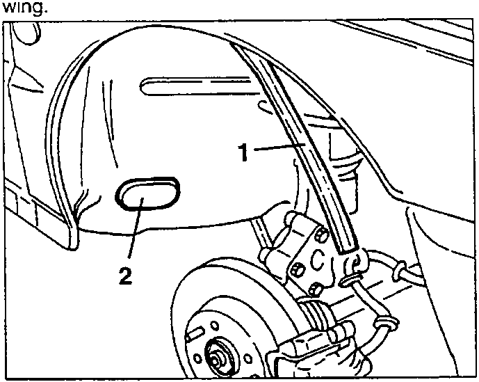 Front wheel housing with seal and cap