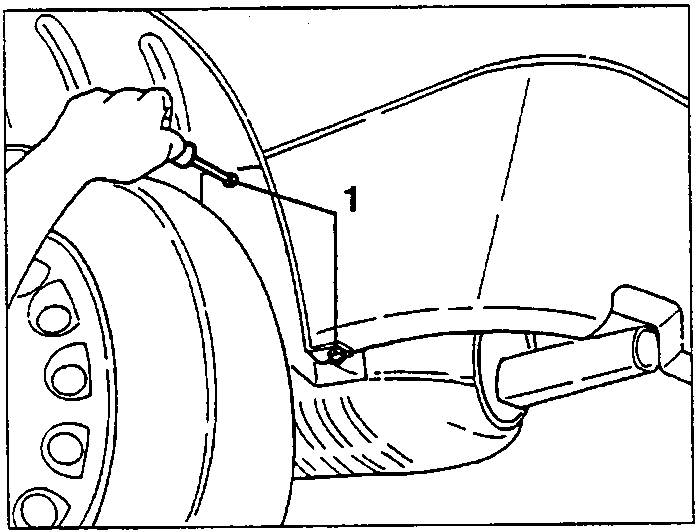 Rear left-hand gravel guard removal diagram showing screws