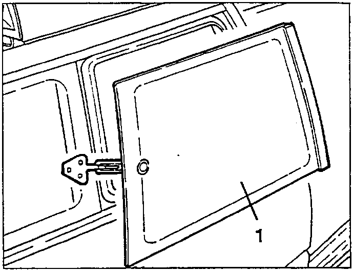 Window removed from frame