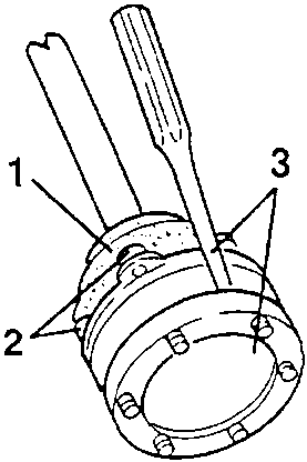 Outer cover removal with punch
