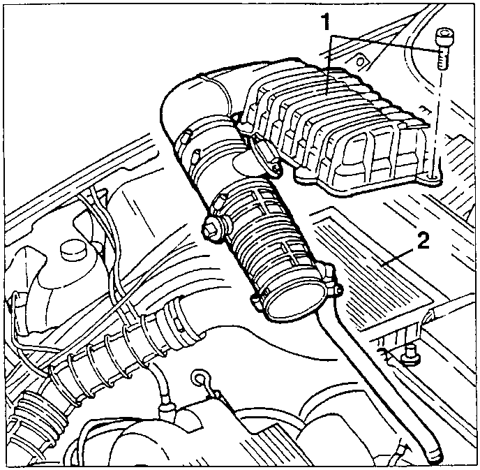 Air cleaner cover and filter assembly