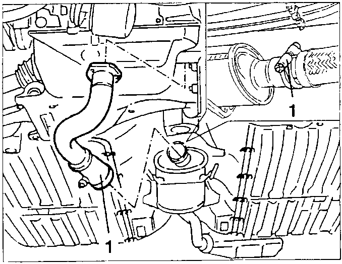 front exhaust pipe clamp