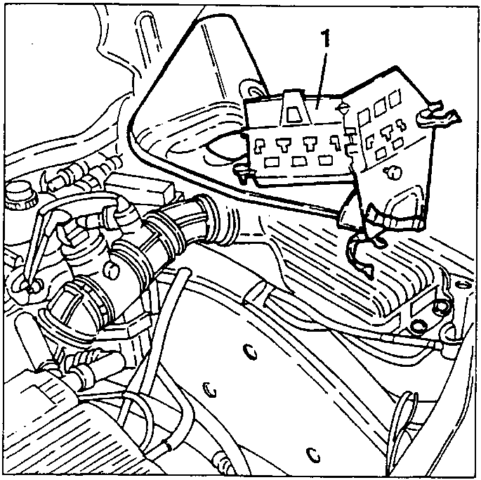 Diagram showing relays being moved to one side of the battery support.