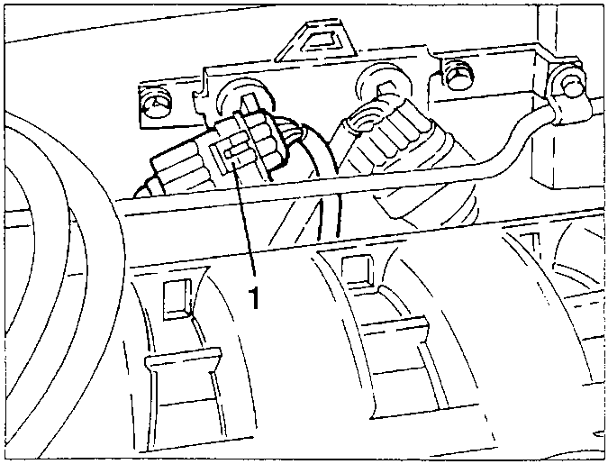 Lambda sensor electrical connection disconnection