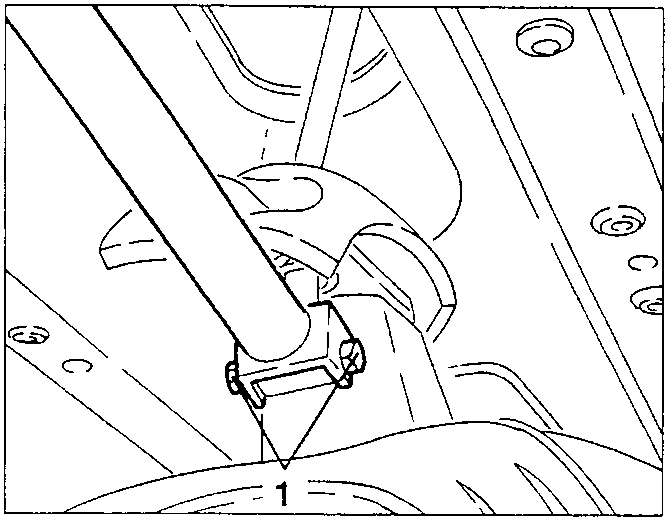 Gearshift control lod disconnected from lever