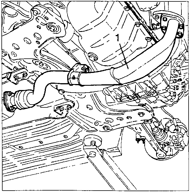 Exhaust pipe with lambda sensor
