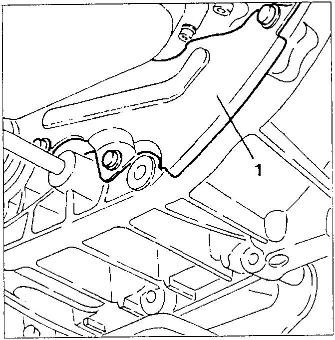 Flywheel guard being removed