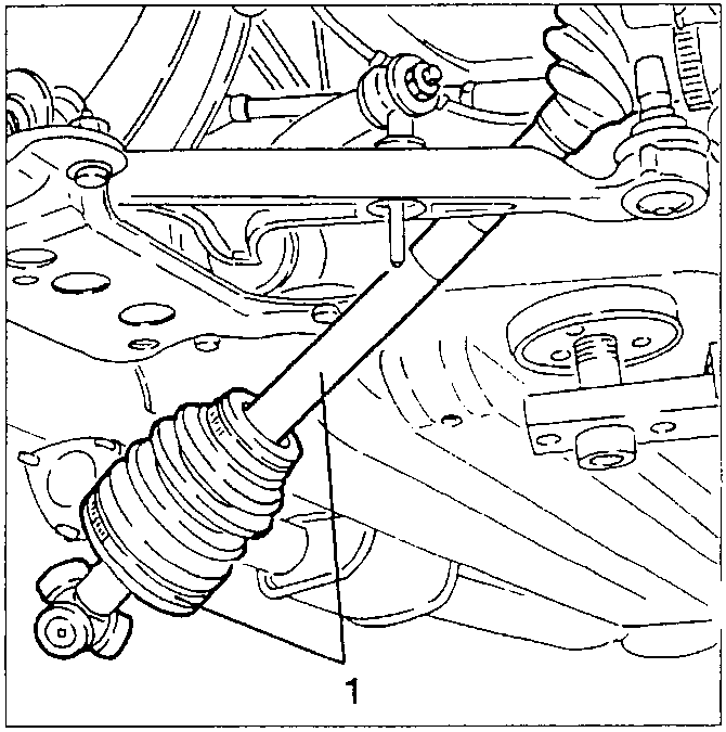 Axle shaft being withdrawn from differential