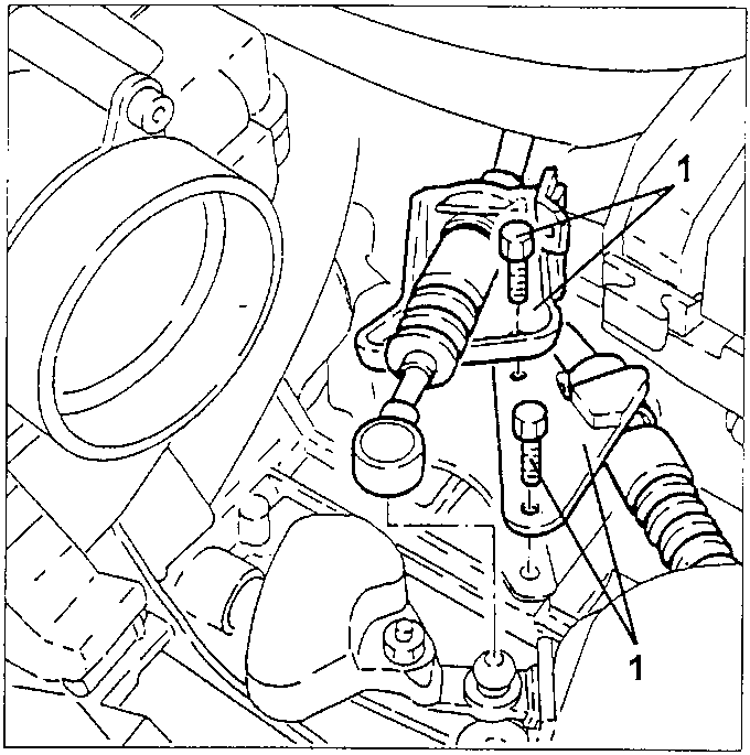Gear selection/engagement unit support brackets