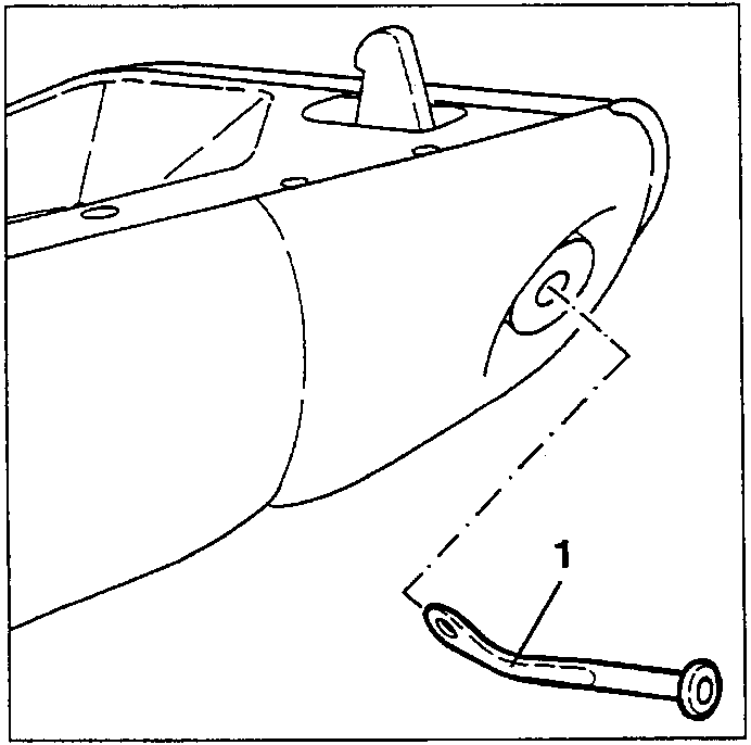 Diagram showing removal of pins from backrest catch