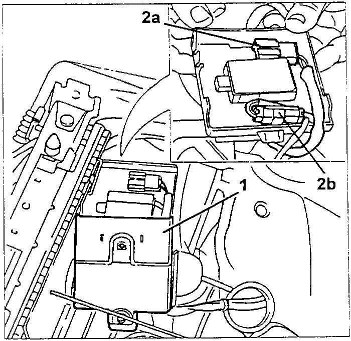 Electrical connections for Side Bag and passenger presence sensor