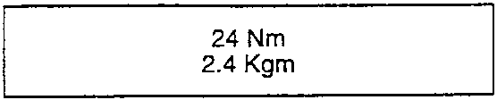Diagram showing inner guide and rear bolts with torque specification