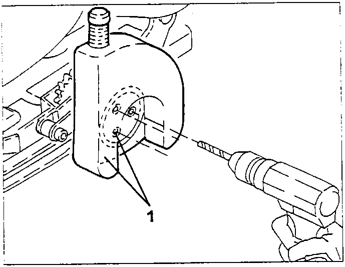 Rivet head removal diagram showing drill and rivet